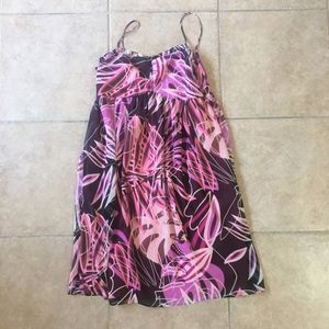 Abstract floral dress